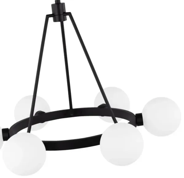 Visual Comfort - Sean Lavin Clybourn Modern 6-Light Globe Chandelier - Black