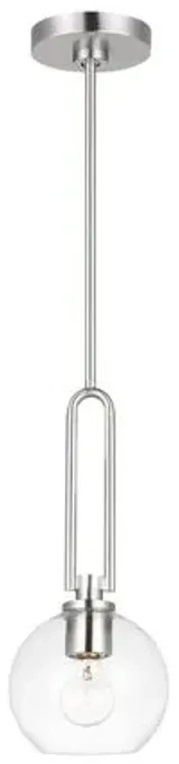 Visual Comfort - Codyn Contemporary 1-Light Dimmable Mini Pendant - Silver