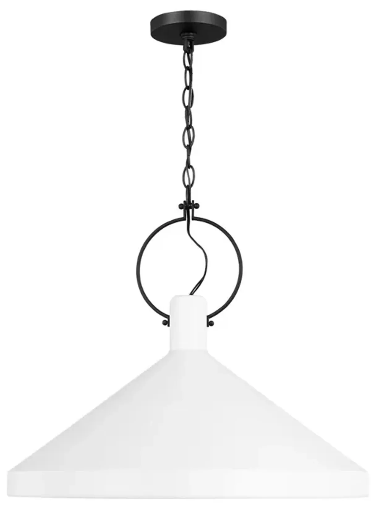 Visual Comfort - Lyon 1-Light Pendant - White