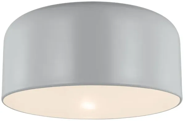 Visual Comfort - Malone Transitional 1-Light Dimmable Ceiling Flush Mount - Gray