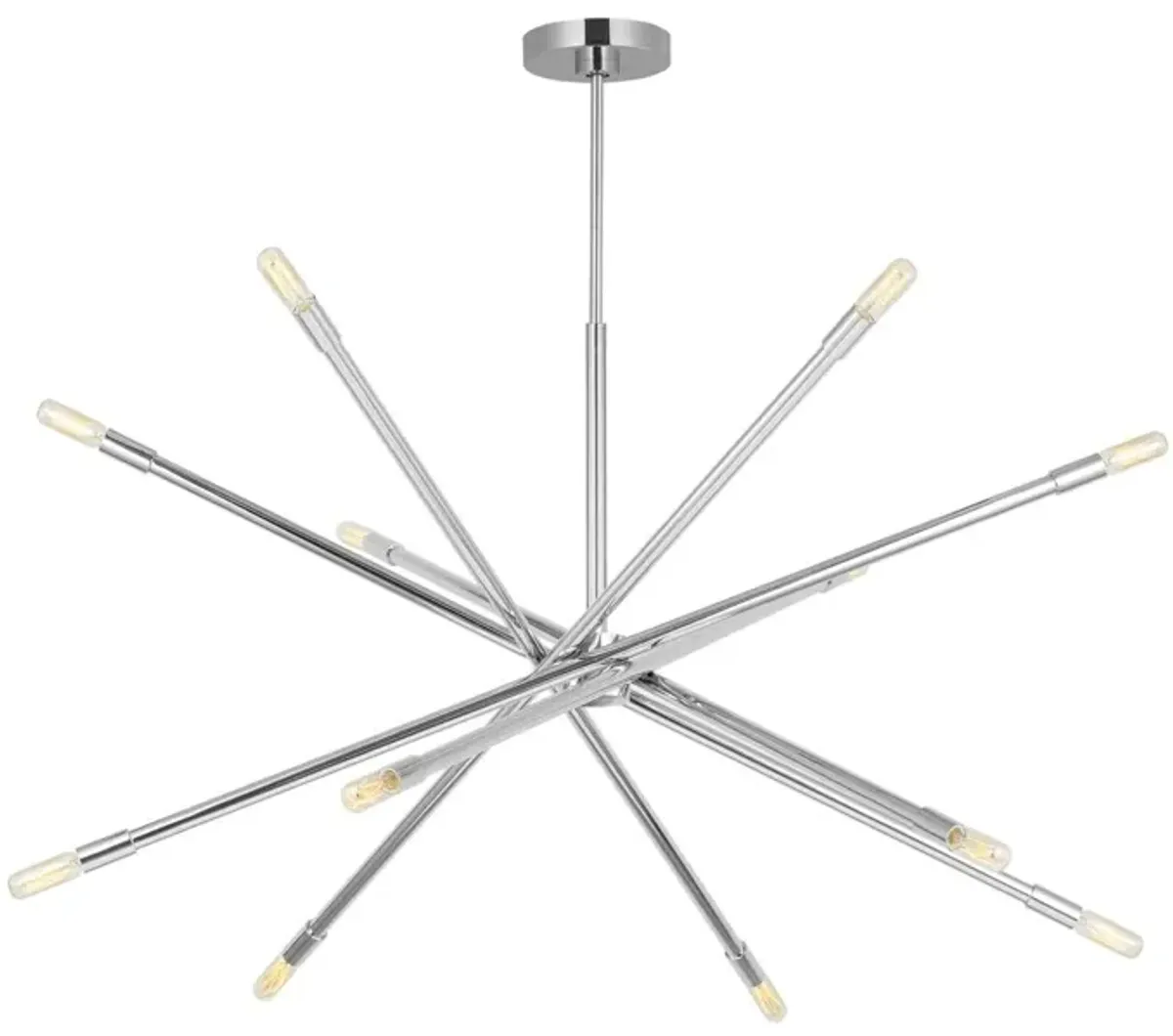 Visual Comfort - Eastyn Modern Dimmable Chandelier - Silver