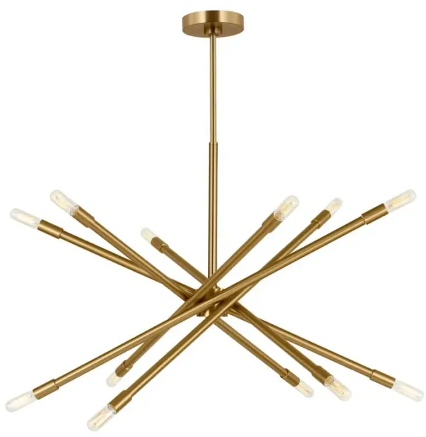 Visual Comfort - Eastyn Modern Dimmable Chandelier - Gold