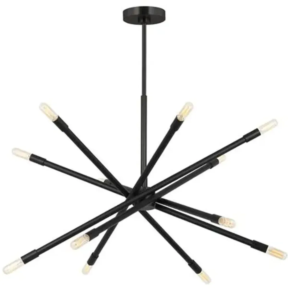 Visual Comfort - Eastyn Modern Dimmable Chandelier - Black