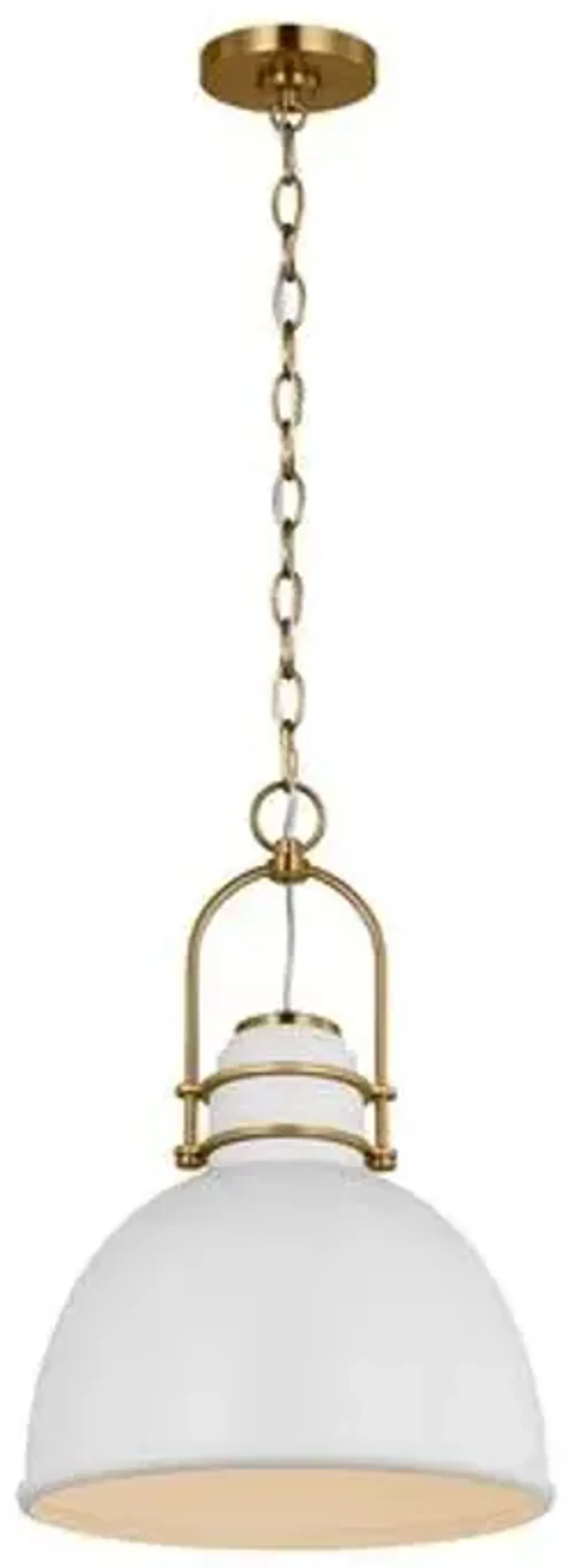 Visual Comfort - Upland Mid-Century 1-Light Pendant - White