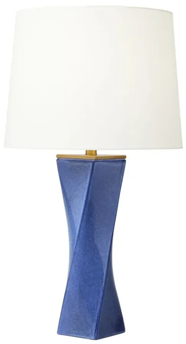 Visual Comfort - Lagos Ceramic Table Lamp - Blue