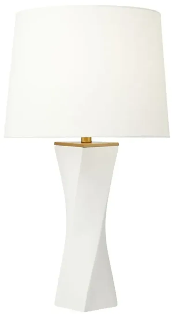 Visual Comfort - Lagos Ceramic Table Lamp - White