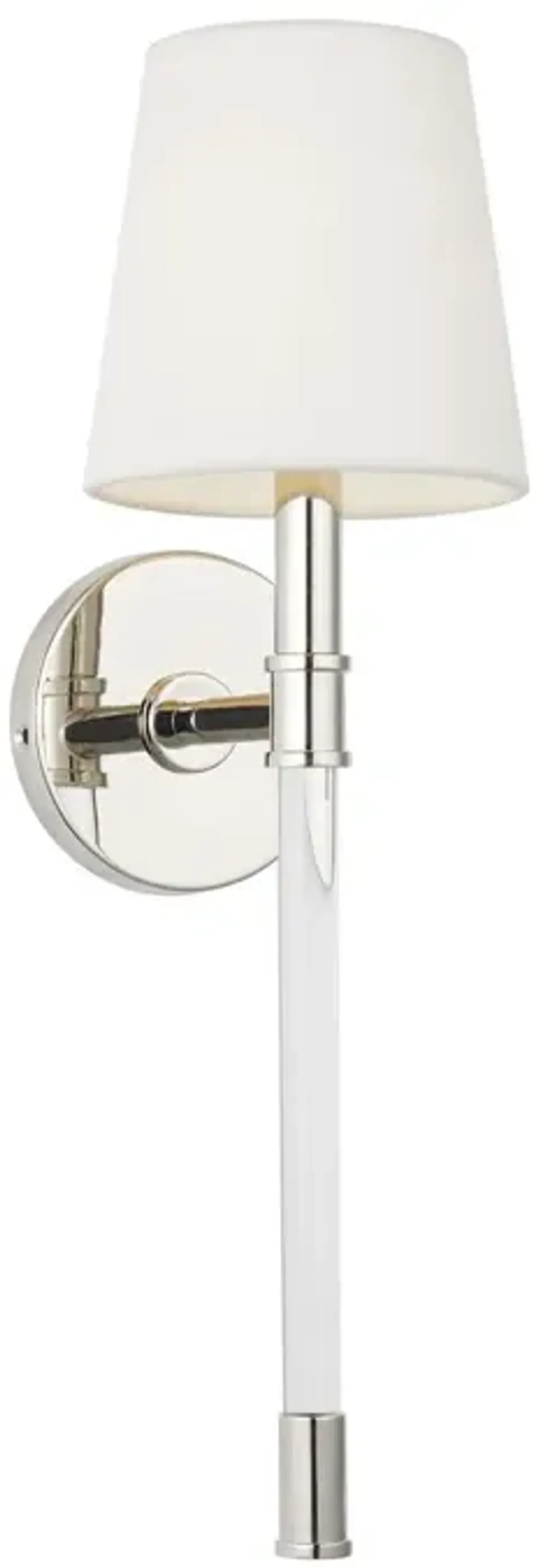 Visual Comfort - Hanover 19" Tall Bathroom Wall Sconce - Silver