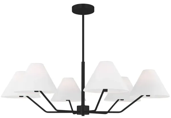 Visual Comfort - Burke Transitional Chandelier - Black
