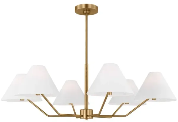 Visual Comfort - Burke Transitional Chandelier - Gold