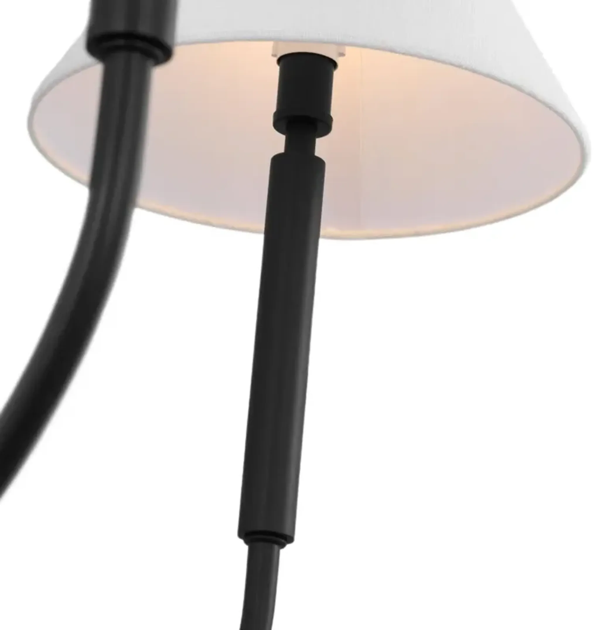 Visual Comfort Porteau Transitional 6 Light Chandelier Midnight Black ...