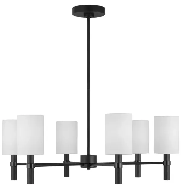 Visual Comfort - Manor Chandelier - Black