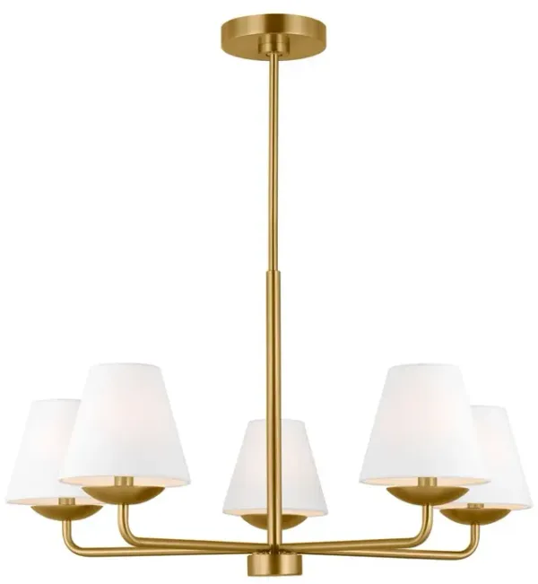 Visual Comfort - Albion 5-Light Chandelier - Gold