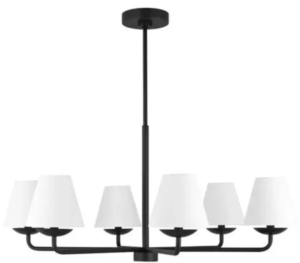 Visual Comfort - Albion 5-Light Chandelier - Black