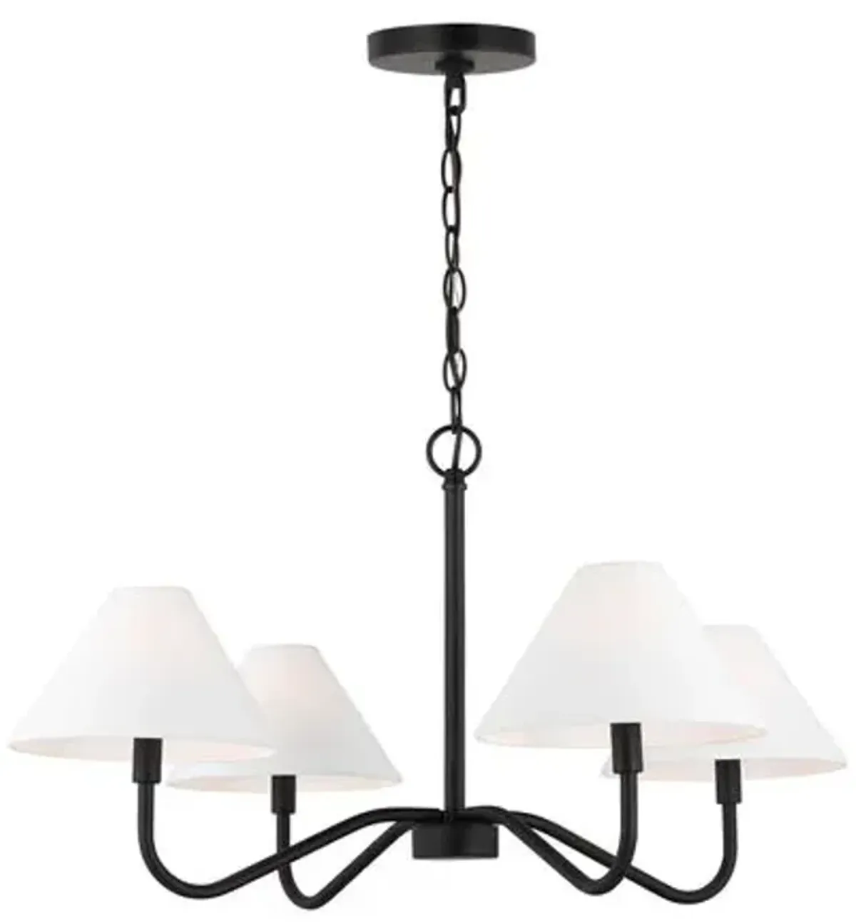 Visual Comfort - Eldon Chandelier - Black