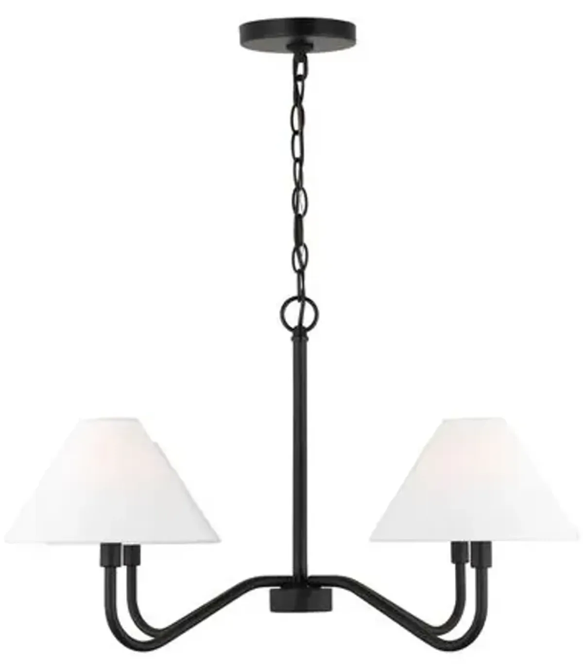 Visual Comfort - Eldon Chandelier - Black