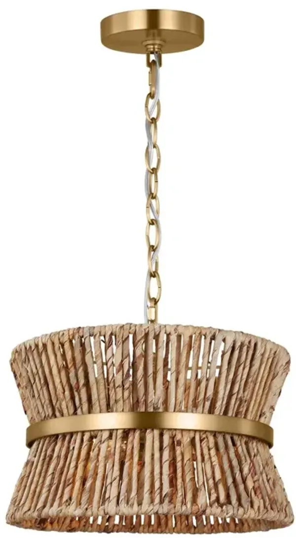 Visual Comfort - Thurlo Natural Abaca Hanging Shade - Gold