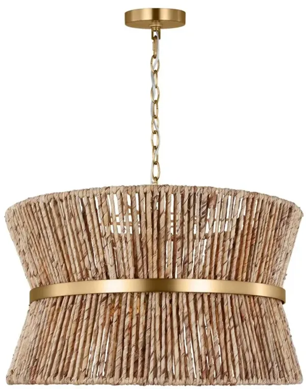 Visual Comfort - Thurlo Natural Abaca Hanging Shade - Gold