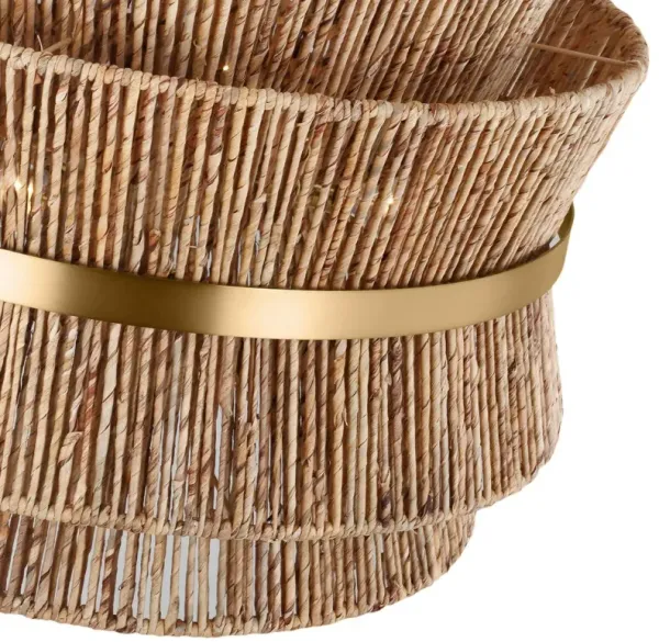 Visual Comfort - Thurlo Natural Abaca Hanging Shade - Gold