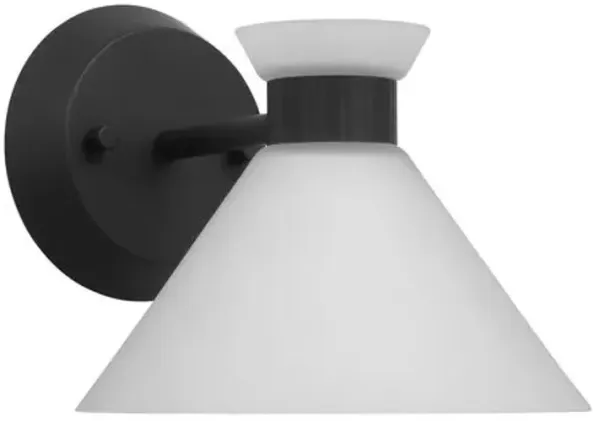 Visual Comfort - Belcarra Modern 1-Light Bath Vanity Wall Sconce - Black