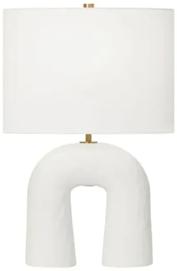 Visual Comfort - Hable Aura Table Lamp - White