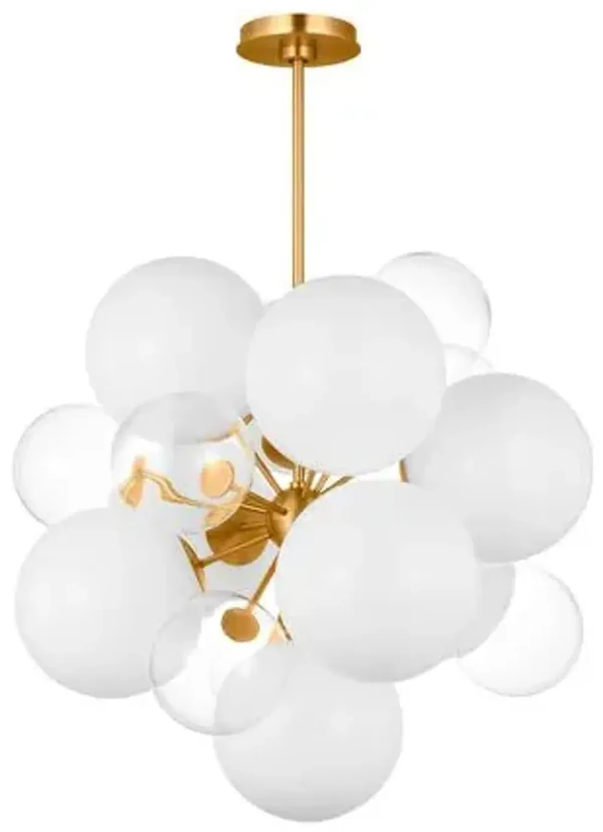 Visual Comfort - Aria 9-Light Globe Chandelier - Gold