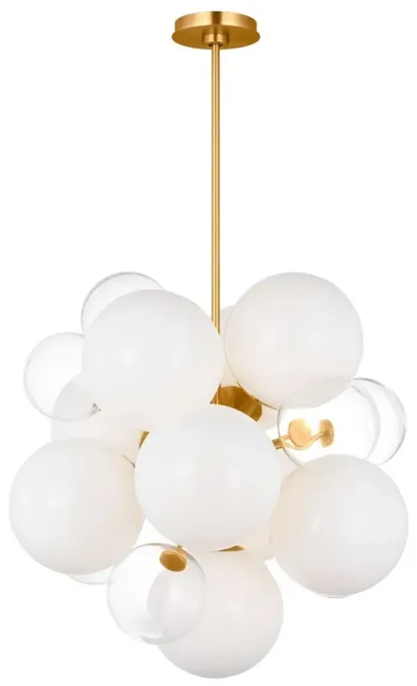 Visual Comfort - Aria 9-Light Globe Chandelier - Gold