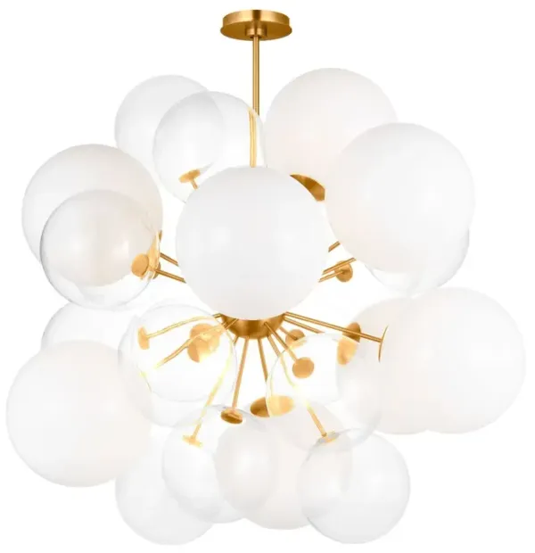 Visual Comfort - Aria 9-Light Globe Chandelier - Gold