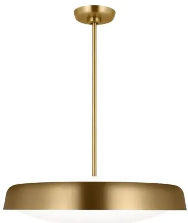 Visual Comfort - Draper 3-Light Dimmable Extra Large Pendant - Gold