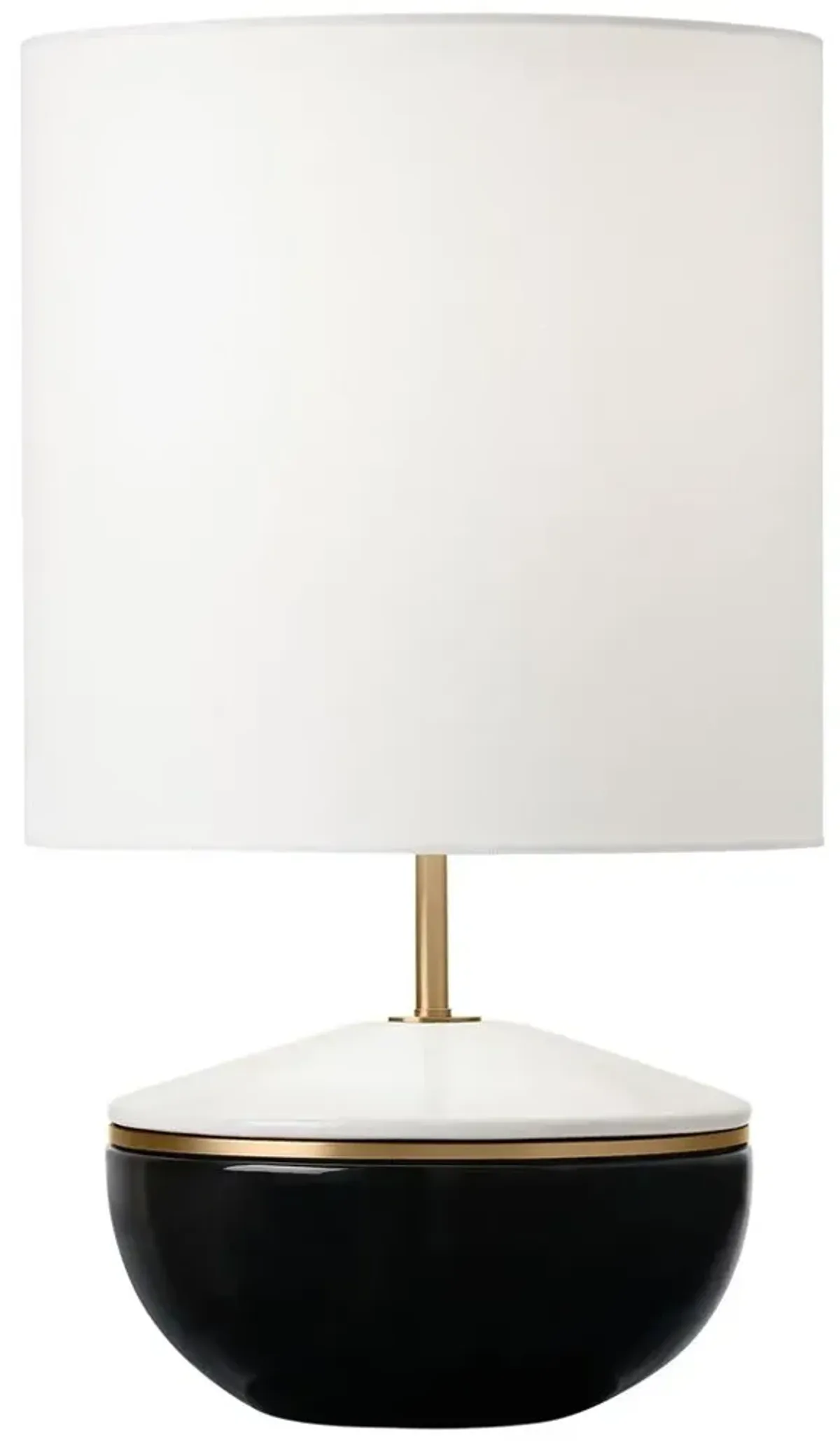 Visual Comfort - Cade Casual Medium Ceramic Table Lamp - Black
