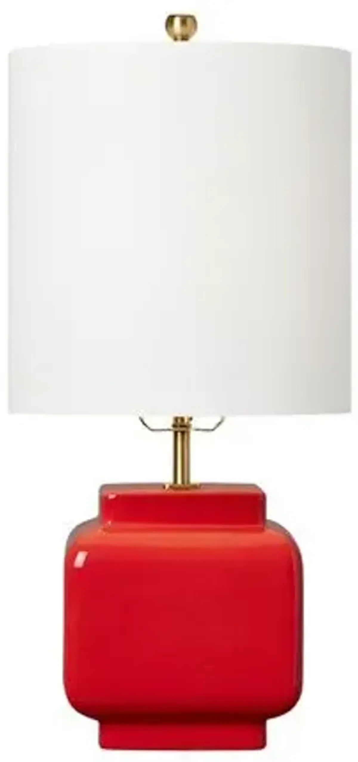 Visual Comfort - Anderson Dimmable Medium Table Lamp - Red