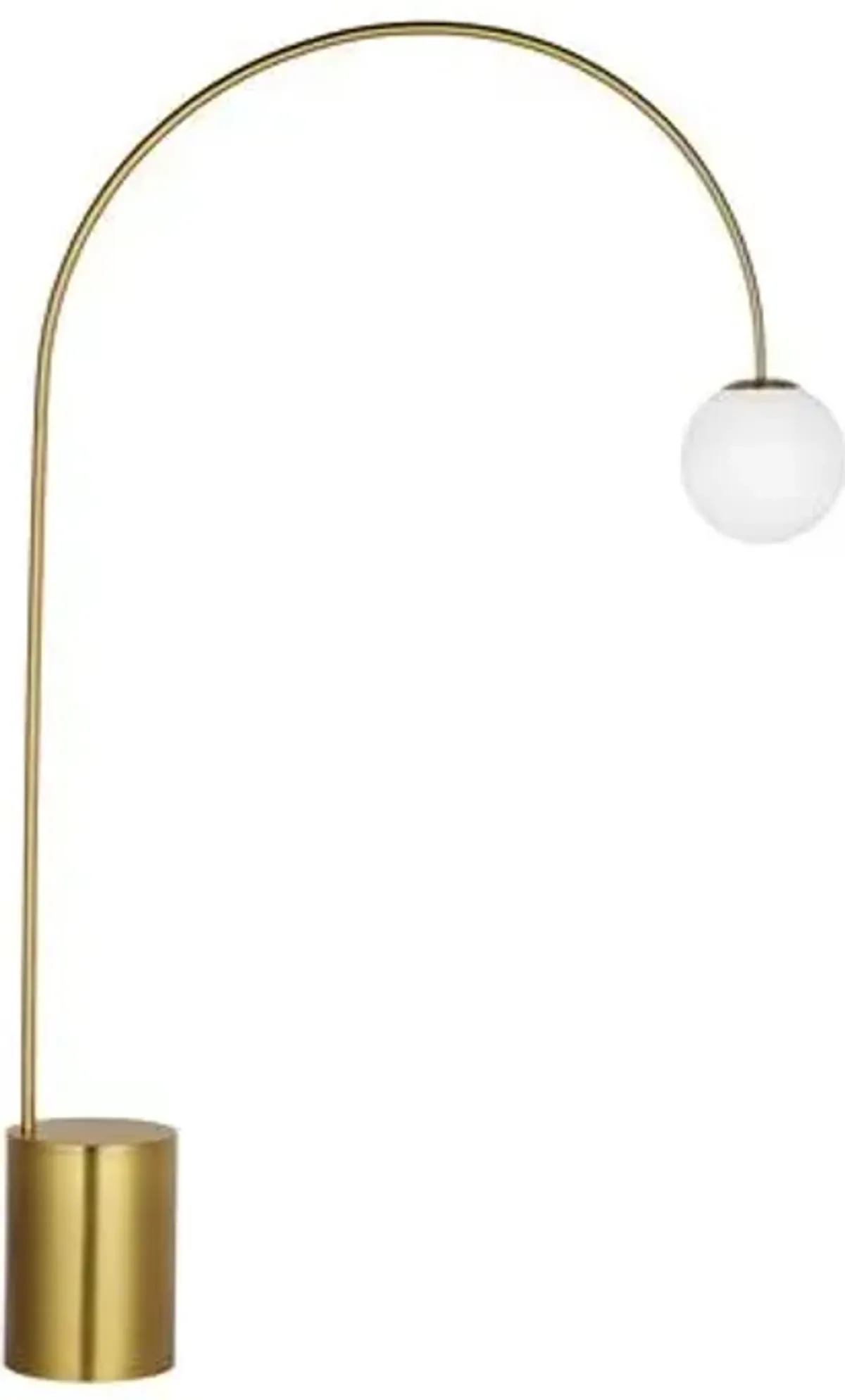 Visual Comfort - Noemie 1-Light Globe Extra Large Floor Lamp - Burnished Brass