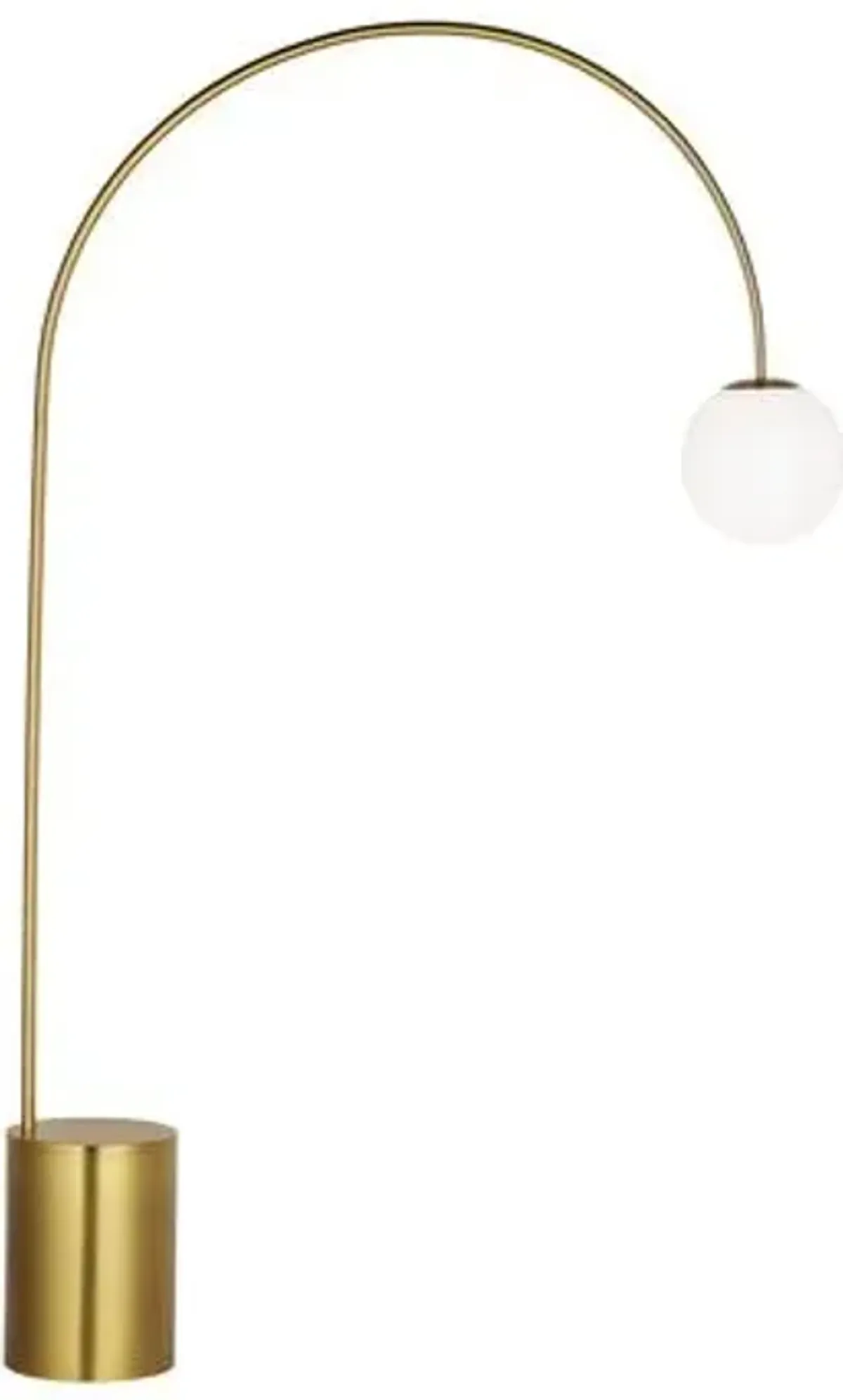 Visual Comfort - Noemie 1-Light Globe Extra Large Floor Lamp - Burnished Brass