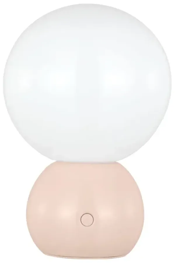 Visual Comfort - Suki Mini Stacked Orb Cordless Portable Table Lamp - Pink
