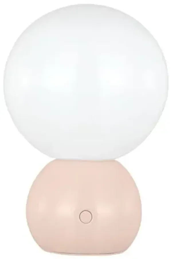 Visual Comfort - Suki Mini Stacked Orb Cordless Portable Table Lamp - Pink