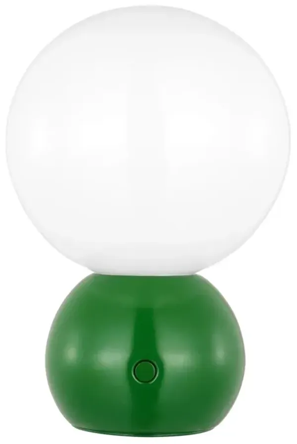 Visual Comfort - Suki Mini Stacked Orb Cordless Portable Table Lamp - Green