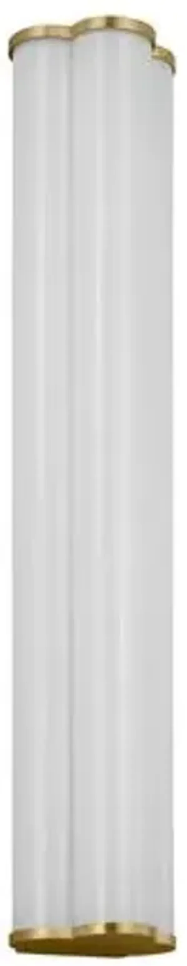 Visual Comfort - Freya 1-Light Bath Vanity Wall Sconce - Burnished Brass - Gold