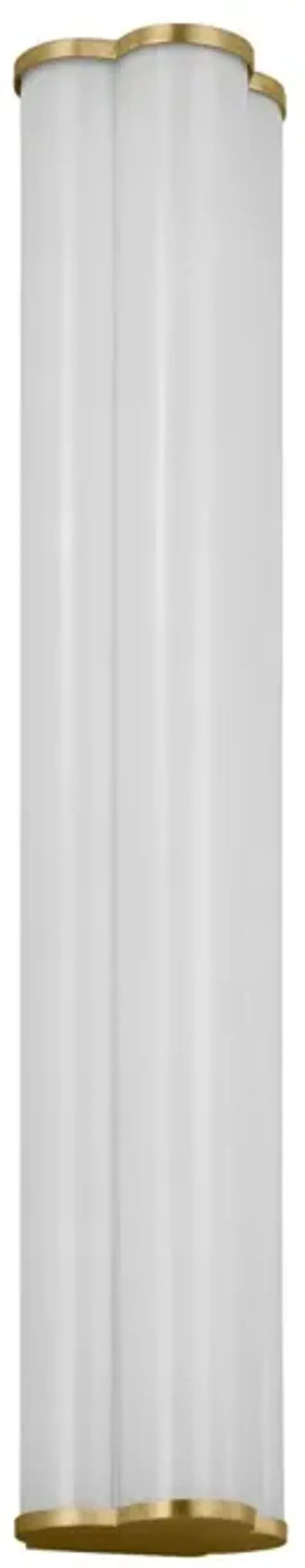 Visual Comfort - Freya 1-Light Bath Vanity Wall Sconce - Burnished Brass - Gold