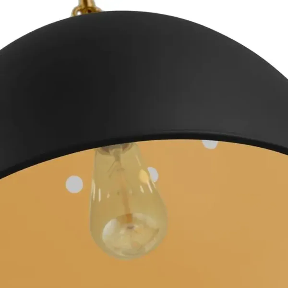 Visual Comfort - Robbie Transitional 1-Light Dimmable Pendant - Black