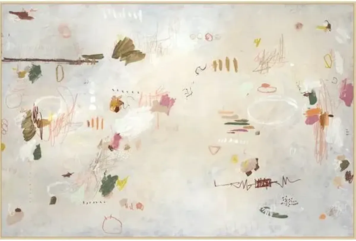 Finding Serendipity - 72" x 48" - Beige