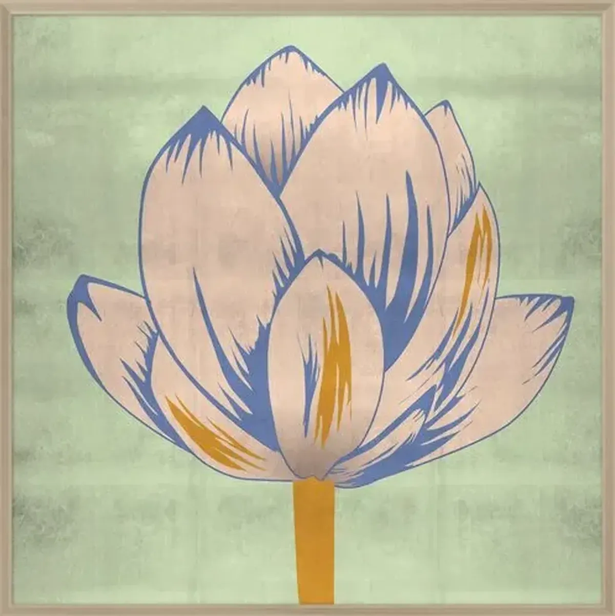 Lillian August - Lotus Entertain You 2 - 39.25" x 39.25" - Pink