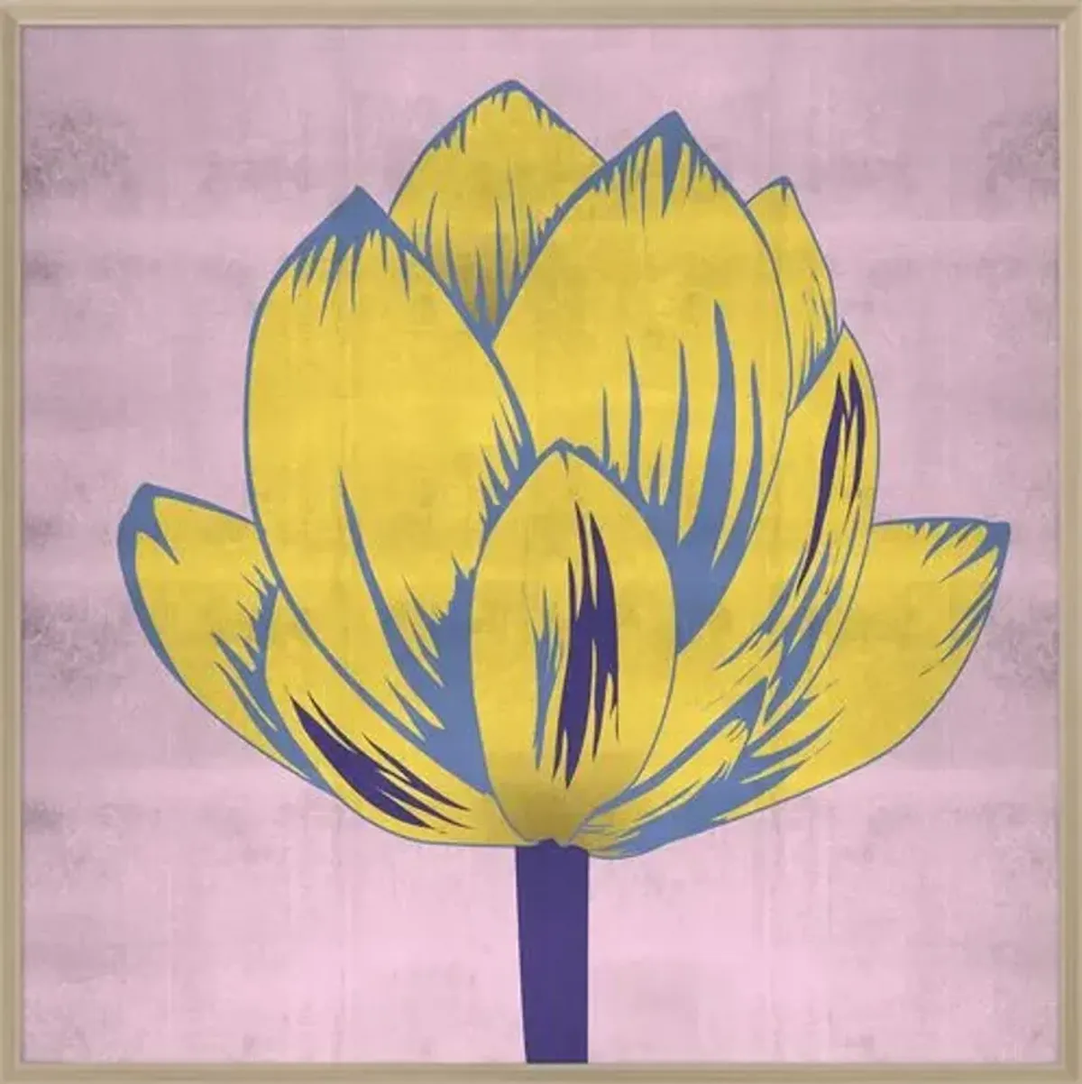 Lillian August - Lotus Entertain You 4 - 39.25" x 39.25" - Pink