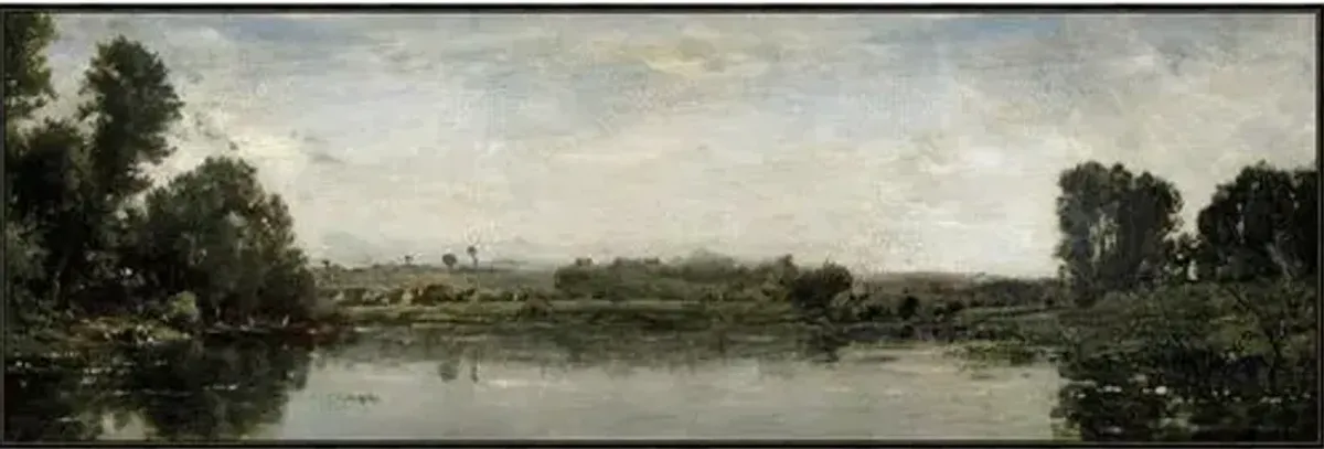 Lillian August - An English Vista - 69" x 23" - Green