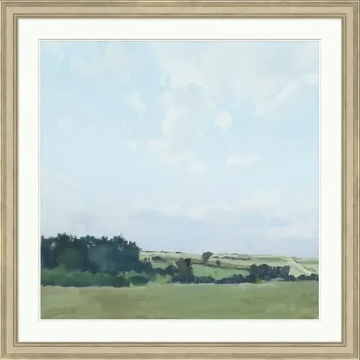North of Valley Grove - 42.75" x 42.75" - Green