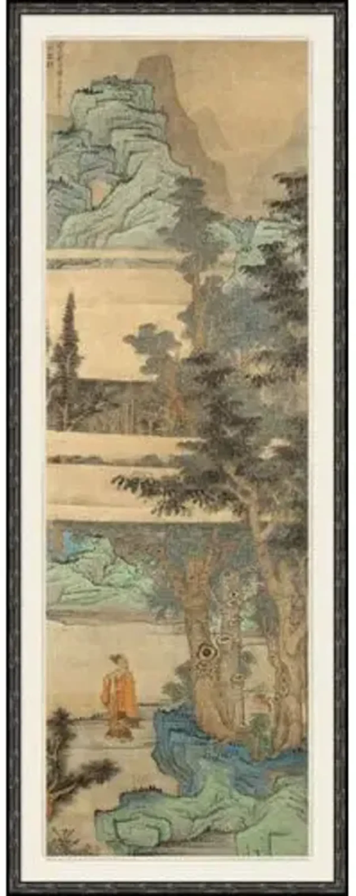 The Met - Isolation in Stroll - 23.5" x 61.5" - Green