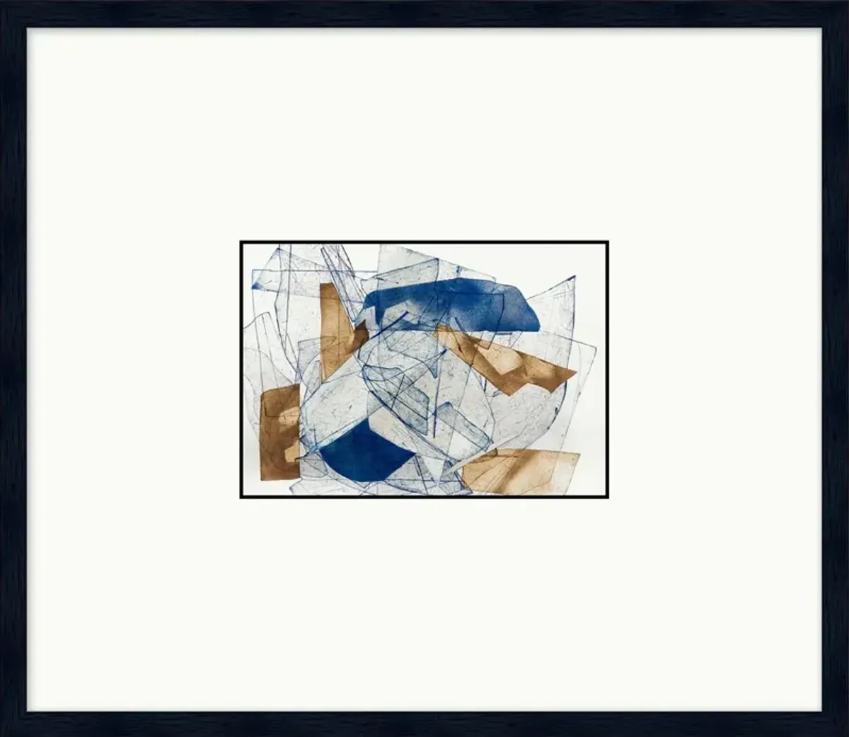 Thom Filicia, Glass Shard Etching in Brown 2, 23" x 20"