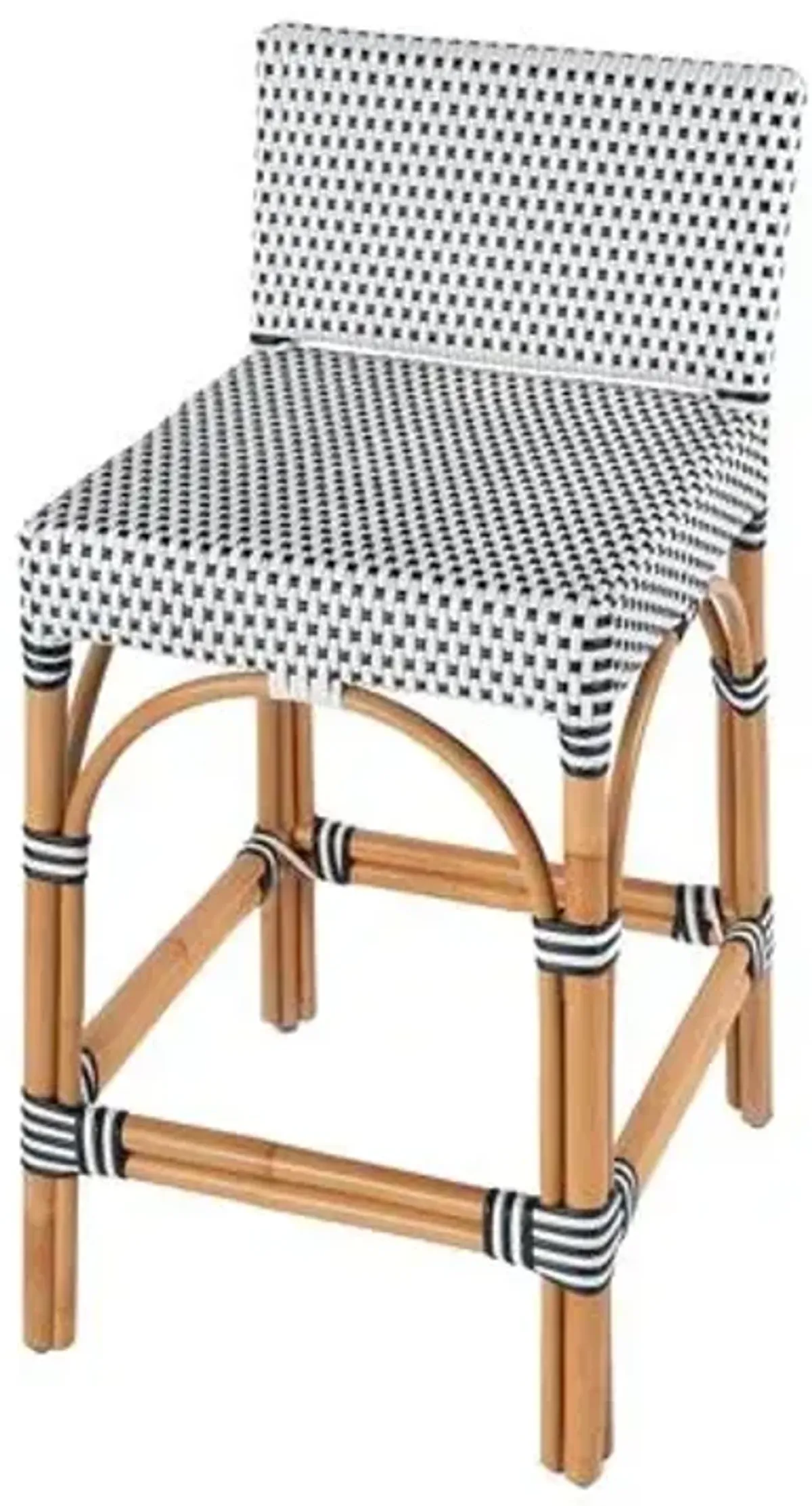 Isoldeia Rattan Counter Stool - Handcrafted