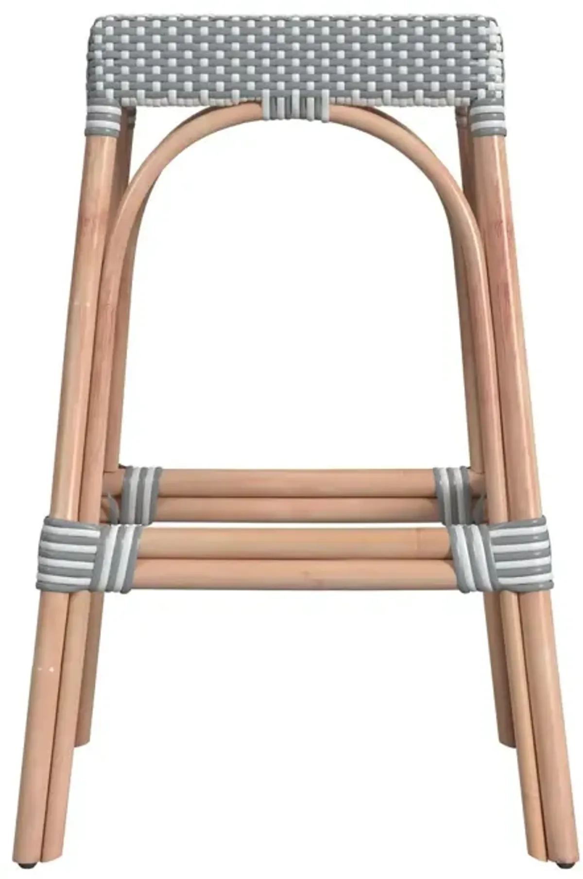 Sabrina 30" Rectangular Rattan Bar Stool