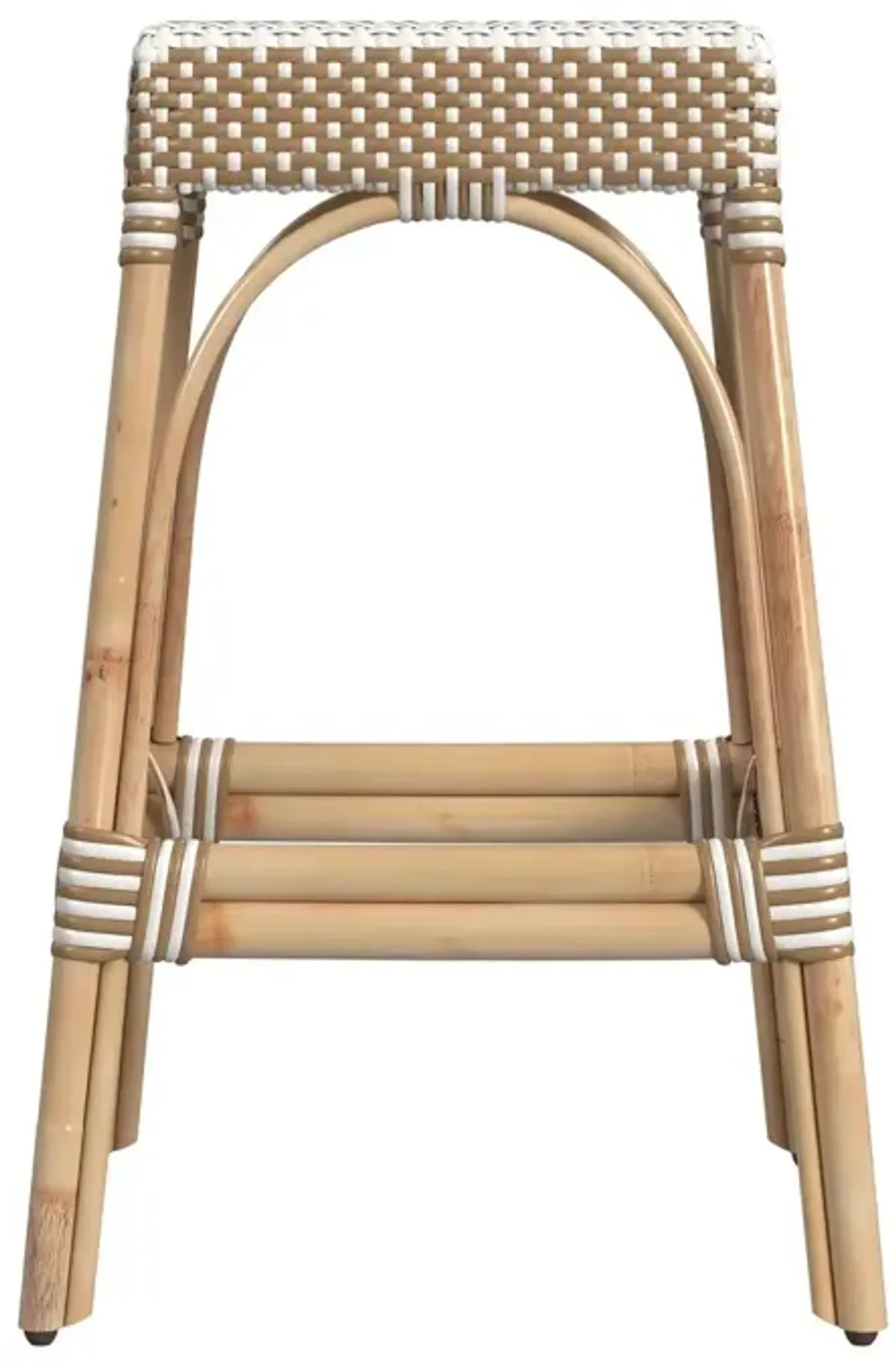 Sabrina 30" Rectangular Rattan Bar Stool