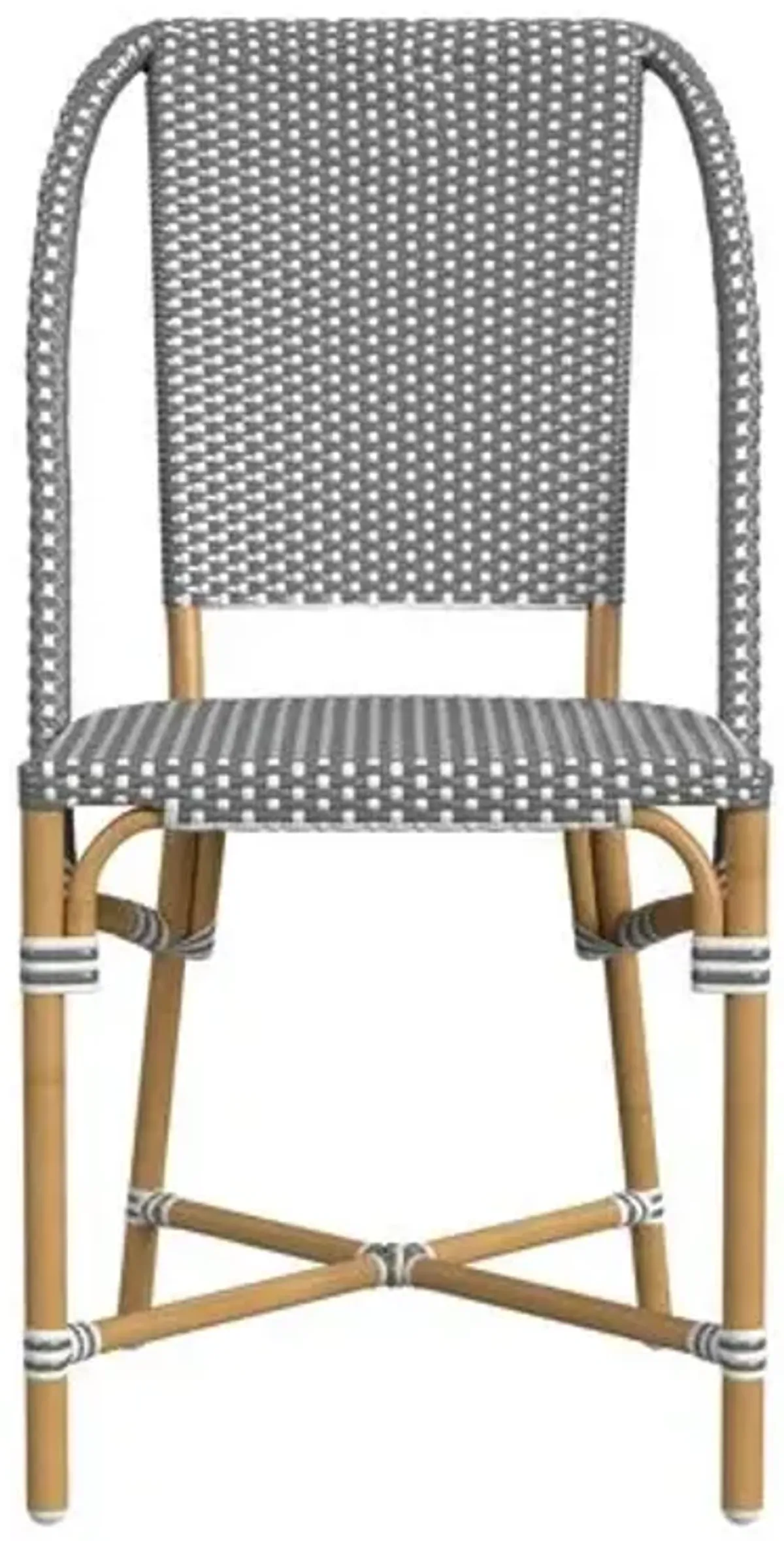 Kye Rattan Outdoor Dining Side Chair - Gray