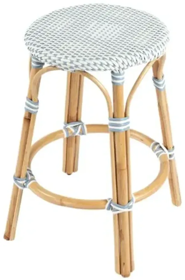 Kye 24" Rattan Round Counter Stool